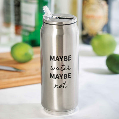 Maybe Water Stainless Steel Can Bottle - Femail Creations