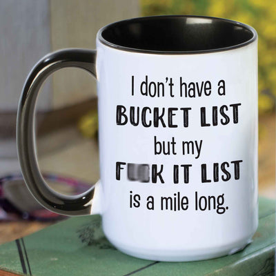 Bucket List Mug - Femail Creations