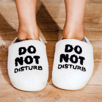 Do Not Disturb Slippers - Femail Creations