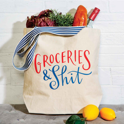 Groceries & Shit Tote Bag - Femail Creations