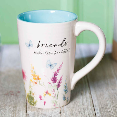 Friends Make Life Beautiful Mug - Femail Creations