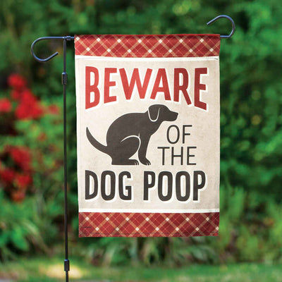 Dog Poop Garden Flag - Femail Creations
