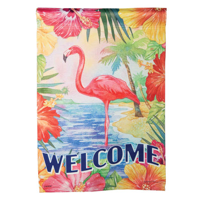 Tropical Flamingo Garden Flag - Femail Creations