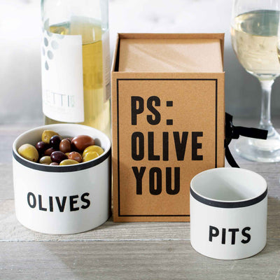 Olive + Pits Bowl Book Box - Femail Creations