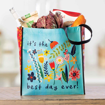 Best Day Ever - Recycled Large Gift Bag - Femail Creations