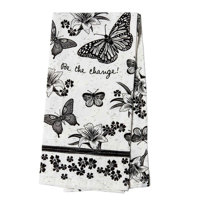 Be The Change Tea Towel - Femail Creations