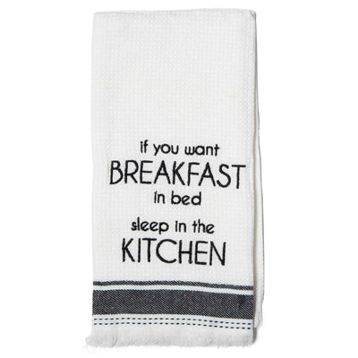 Breakfast In Bed Tea Towel - Femail Creations