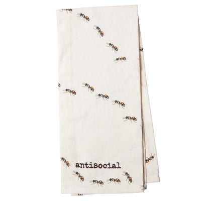 Antisocial Tea Towel - Femail Creations