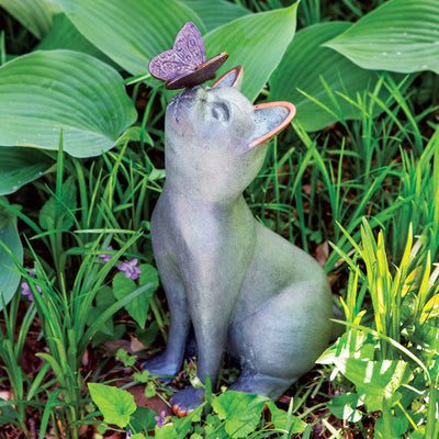 Curiosity Cat Garden Statue - Femail Creations