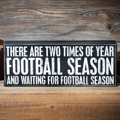 Football Season Box Sign - Femail Creations