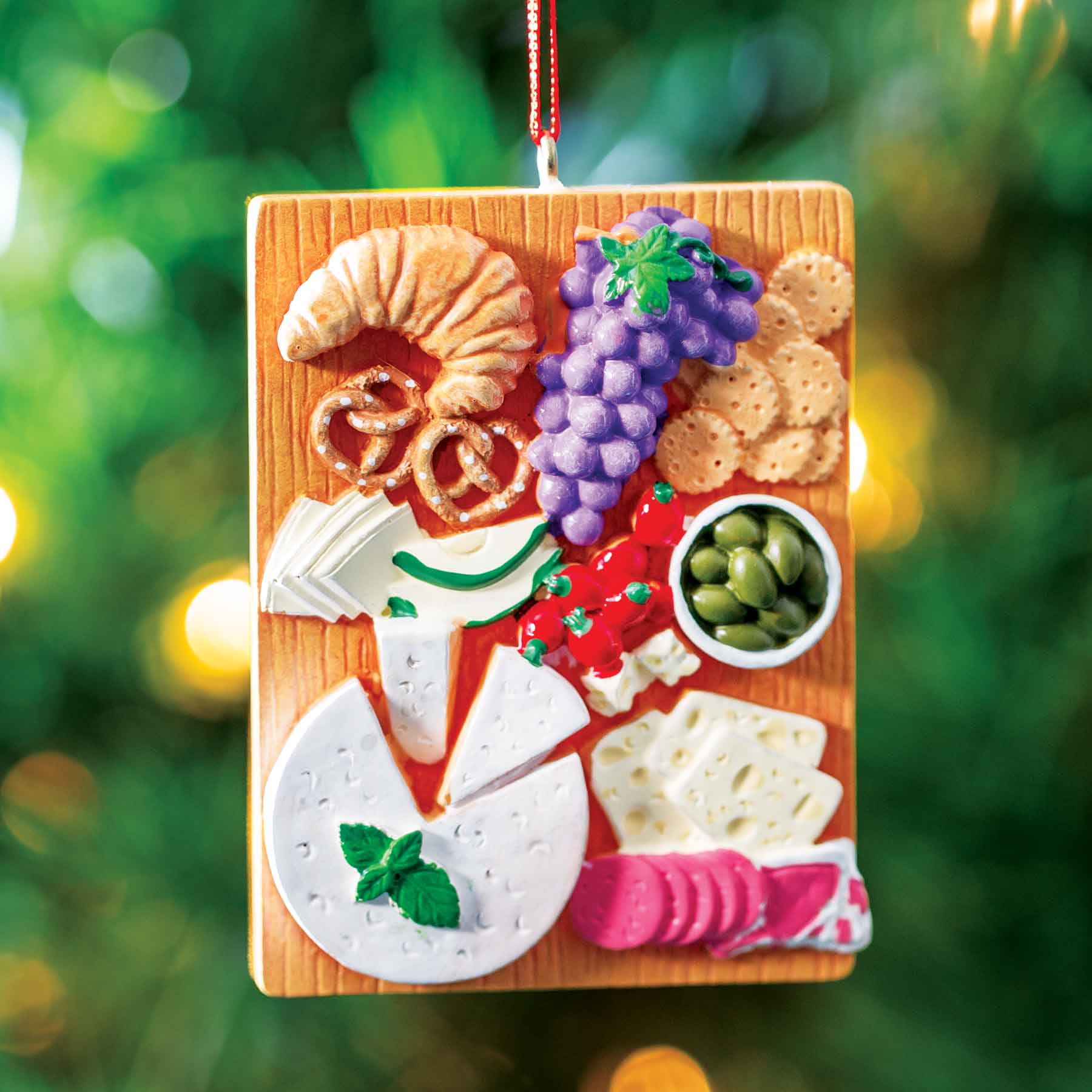 Glass Charcuterie Board Christmas Ornament - BKLYN Larder