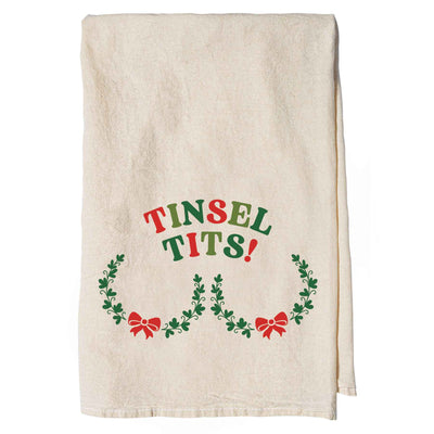 Tinsel Tits Tea Towel - Femail Creations