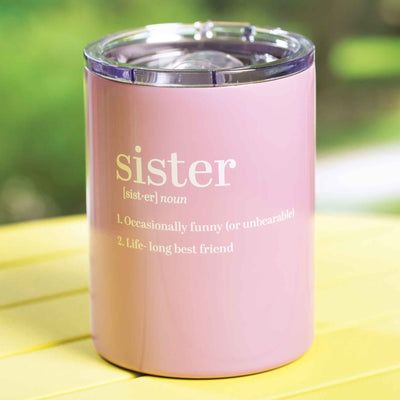 Sister Definition Wine Tumbler - Femail Creations
