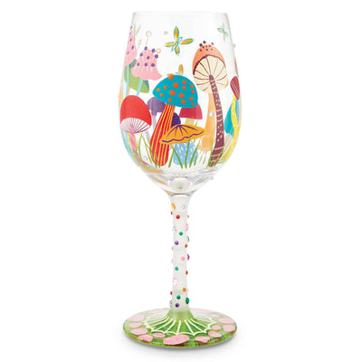 Lolita Mushrooms Wine Glass - Femail Creations