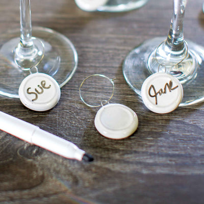Write on! Message Wine Charms - Femail Creations