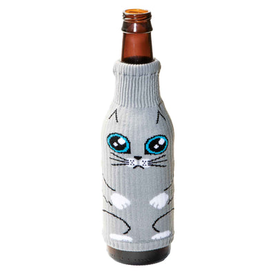 Cat Bottle Koozie - Femail Creations