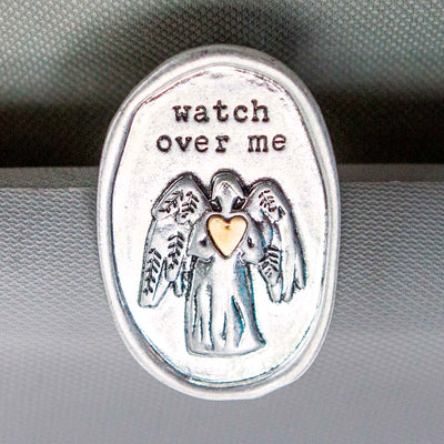 Guardian Angel Visor Clip with Angel - Femail Creations
