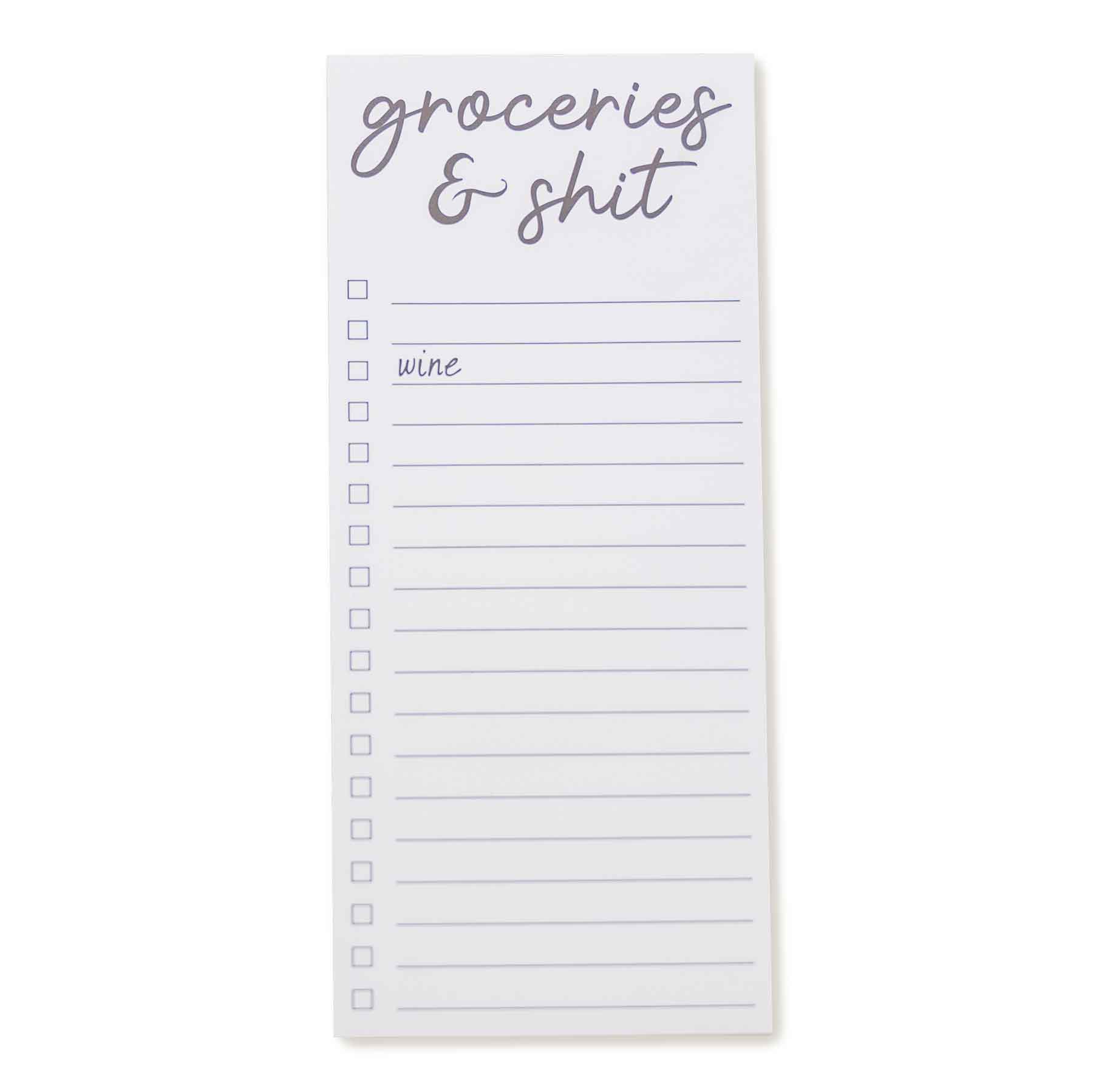 Groceries & Sh*t List Pad – Femail Creations