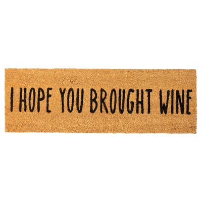 Hope You Brought Wine Door Mat - Femail Creations