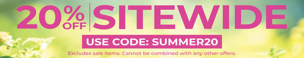 20% off sitewide.  Use code summer20 at checkout.  excludes sale items and cannot be combined with other offers