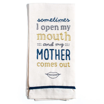 Mother Comes Out Tea Towel - Femail Creations