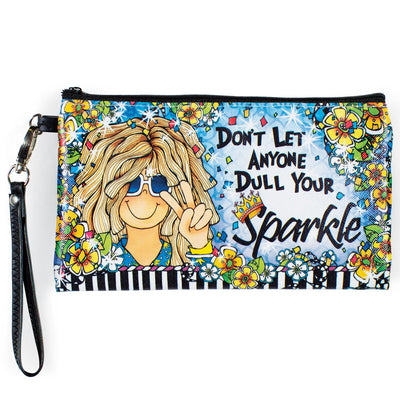 Suzy Toronto Sparkle Zippered Bag - Femail Creations