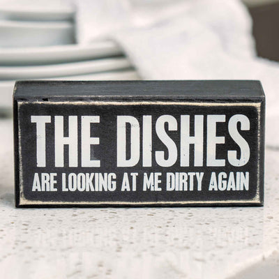 Dishes are Looking Box Sign - Femail Creations