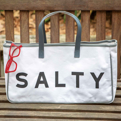 Salty Canvas Tote - Femail Creations