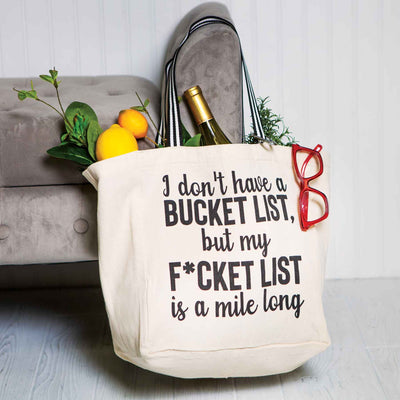 Bucket List Tote - Femail Creations