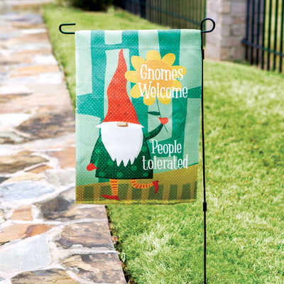 Gnomes Welcome Garden Flag - Femail Creations
