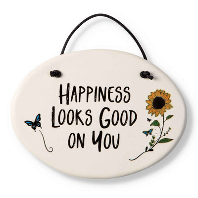 Happiness Looks Good On You Plaque - Femail Creations