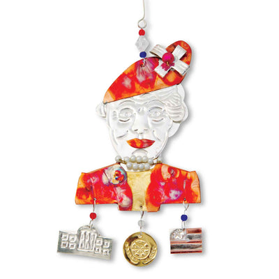 Eleanor Roosevelt Ornament - Femail Creations