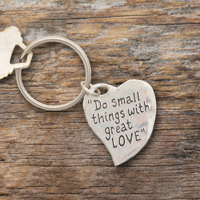Do Small Things Keychain - Femail Creations