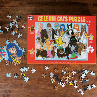 Celebri Cats Jigsaw Puzzle - Femail Creations