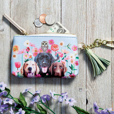 Dogs And Birds Key Pouch - Femail Creations