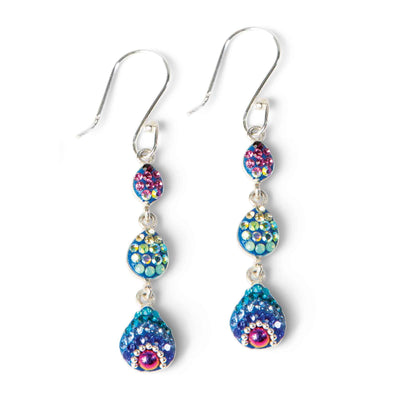 Mosaic Rainbow Drop Earrings - Femail Creations