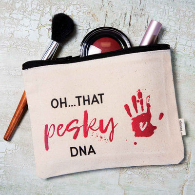 Pesky DNA True Crime Makeup Bag - Femail Creations