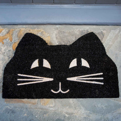 Cat Face Door Mat - Femail Creations