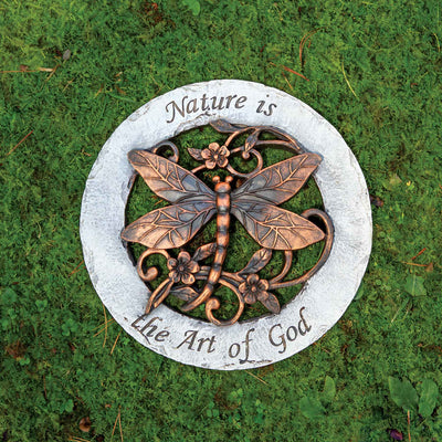 Nature Dragonfly Garden Stone - Femail Creations
