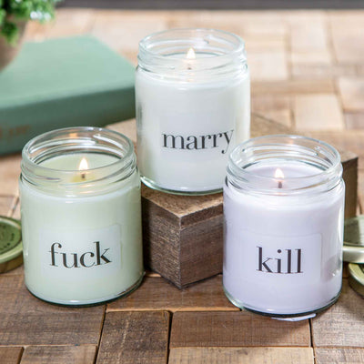 F*ck, Marry, Kill Candle Set - Femail Creations