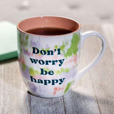 Don't Worry Be Happy Mug - Femail Creations
