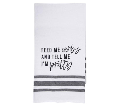 Feed Me Carbs Tea Towel - Femail Creations