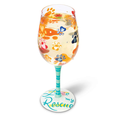 Lolita Paw Wine Glass - Femail Creations