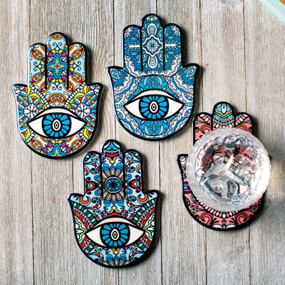 Evil Eye Ceramic Coasters - Femail Creations