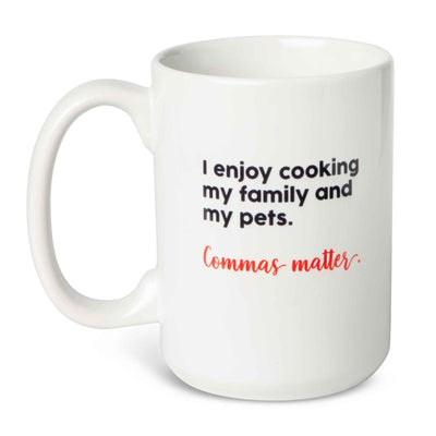 Family Commas Matter Mug - Femail Creations