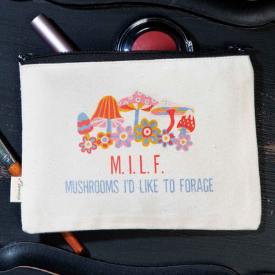 MILF Mushroom Makeup Bag - Femail Creations