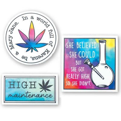 Weed Sticker Set - Femail Creations