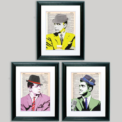 The Rat Pack Framed Trio - Femail Creations