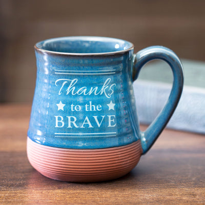 "Thanks to the Brave" Coffee Mug - Femail Creations