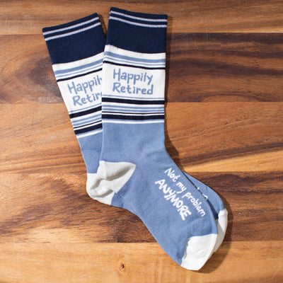 Happily Retired Socks - Femail Creations